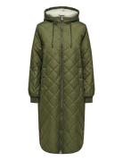 Onlnewsandy Quilt Coat Cc Otw Khaki ONLY