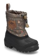 Winter Boot Rubber Aop Brown Mikk-line