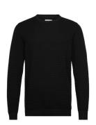 Jjotto Knit Crew Neck Ln Black Jack & J S