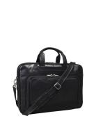 2 Compartment Laptop Briefcase Black Tony Perotti