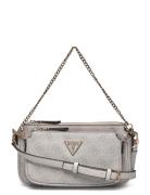 Noelle Dbl Pouch Crossbody Cream GUESS