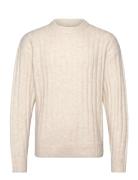 Jjcarter Knit Crew Neck Beige Jack & J S