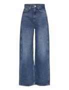 High-Waist Balloon Jeans Blue Mango