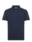 Pique Short Sleeve Polo Navy Timberland