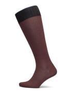 Sara Knee Socks Brown Mp Denmark