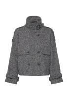 Mspeggy Trench Jacket Grey Minus