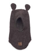 Wool Fullface W Ears Brown Mikk-line