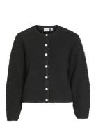 Vipaza O-Neck L/S Knit Jacket Black Vila