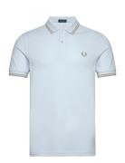 Twin Tipped Fp Shirt Blue Fred Perry