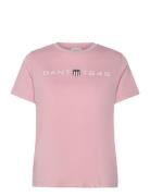 Reg Printed Graphic T-Shirt Pink GANT