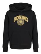 Jjkam Varsity Branding Sweat Hood Jnr Black Jack & J S