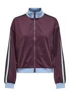 Onlwarm Up X Track Zip Jacket Pnt Burgundy ONLY