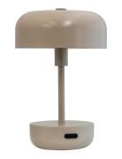 Haipot Brun Led Genopladelig Bordlampe Brown Dyberg Larsen