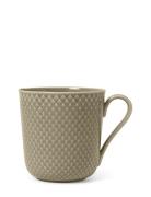 Rhombe Earth Krus Med Hank 39 Cl Clay Beige Lyngby Porcelæn