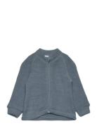 Jacket W/Zipper - Soft Wool Blue CeLaVi