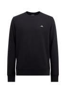 Cal Crew Neck Sweat Black J. Lindeberg