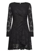 Rwdelilah Short Dress Black Rosemunde