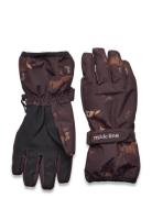 Polyester Glove Brown Mikk-line