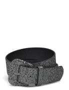 Pcrimmi Glitter Waist Belt Silver Pieces