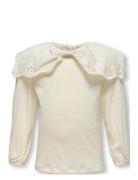 Kmgsia Pella L/S Top Jrs Cream Kids Only