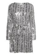 Vmefa Ls Short Dress Jrs Silver Vero Moda