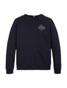 Th Logo Puff Embr Reg Sweatshirt Navy Tommy Hilfiger