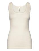 Camisole Merino Wool Cream Lindex