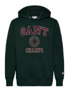 Front Graphic Sweat Hoodie Green GANT