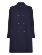 Coat Navy United Colors Of Benetton