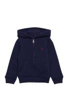 Cotton-Blend-Fleece Hoodie Blue Ralph Lauren Kids