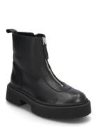 Gabby Biker Boots Black Steve Madden