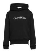 Institutional Logo Hoodie Black Calvin Klein