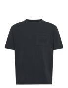 Nb Over Dyed Pocket T Shirt Black Black Nikben