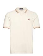 Twin Tipped Fp Shirt Cream Fred Perry