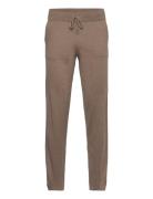 Man Fine Knit Pants Brown Davida Cashmere