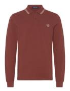 Ls Twin Tipped Fp Shirt Red Fred Perry