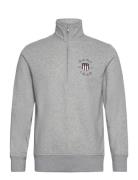 Print Half Zip Grey GANT