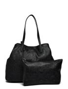 Vikky Ii Large 2 In 1 Tote Black GUESS