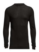 Merino Knit O-Neck Black Lindbergh