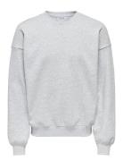 Onsturner Life Vtg Crew Neck Sweat Grey ONLY & SONS