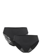 Period Pants 2-Pack Black Hunkemöller