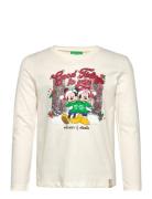 T-Shirt L/S Cream United Colors Of Benetton