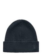 Fine Knitted Wool Beanie Navy GANT