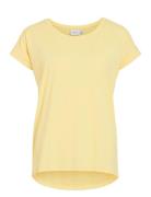 Vidreamers New Pure T-Shirt-Noos Yellow Vila