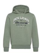 Jjelogo Sweat Hood 2 Col 24/25 Noos Green Jack & J S