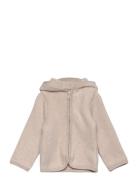 Jacket Ears Cotton Fleece Beige Huttelihut