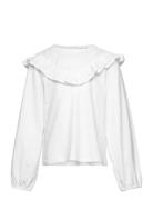 Embroidered Detail T-Shirt White Mango