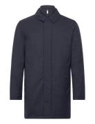 Melange Padded Mac Navy Hackett London