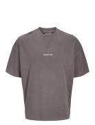 Jcokinetic Dyed Tee Ss Crew Neck Jnr Grey Jack & J S