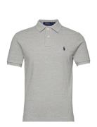 Slim Fit Mesh Polo Shirt Grey Polo Ralph Lauren